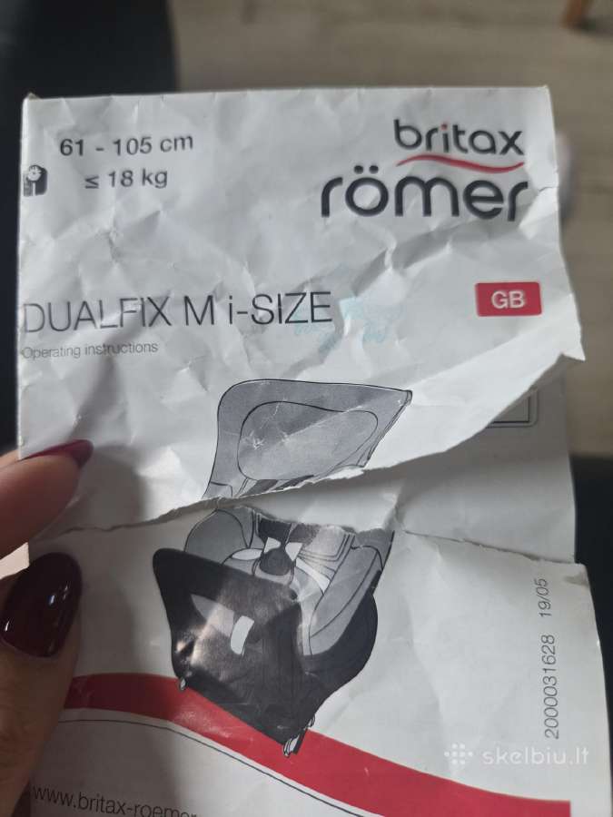 Britax Römer Dualfix M i-size autokėdutė - nuotraukos Nr. 3