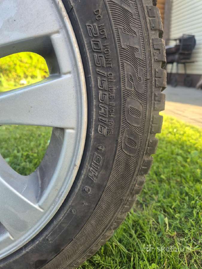Bmw 205/55 R16 žieminės padangos su ratlankiais - nuotraukos Nr. 3