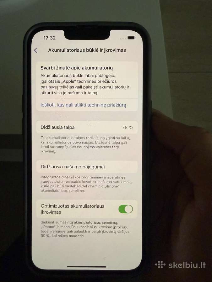 Apple iPhone 13 128gb Tvarkingas - nuotraukos Nr. 8