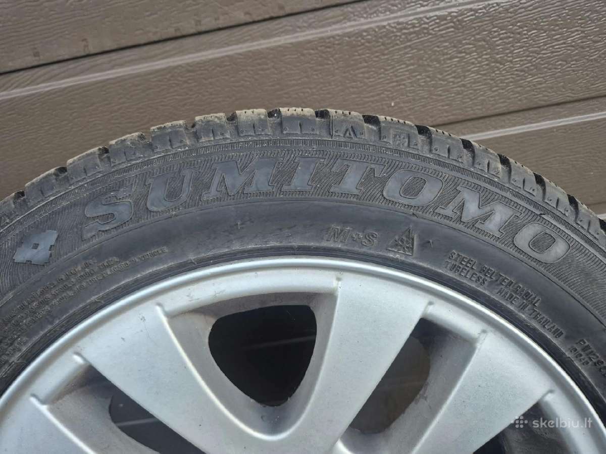 Bmw 205/55 R16 žieminės padangos su ratlankiais - nuotraukos Nr. 5