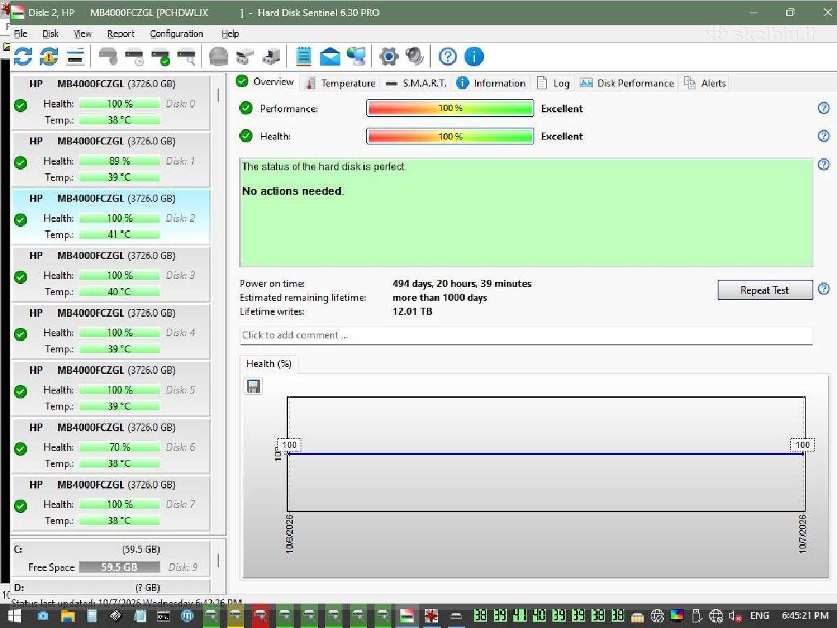 Mb4000fczgl St4000nm0025 4tb Sas - nuotraukos Nr. 4