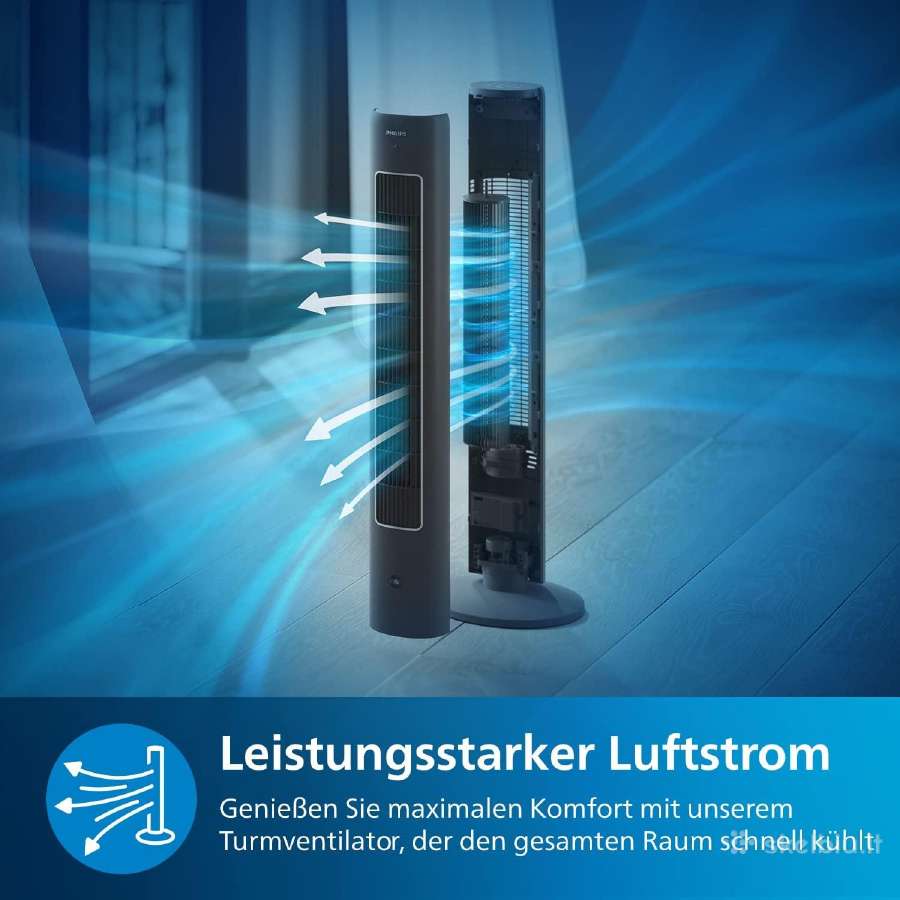 „philips“ bokštinis ventiliatorius series 5000 - nuotraukos Nr. 3