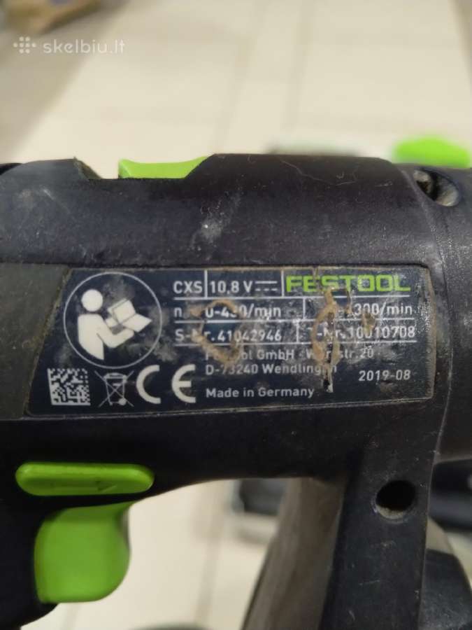 Festool Cxs 2.6 - nuotraukos Nr. 2