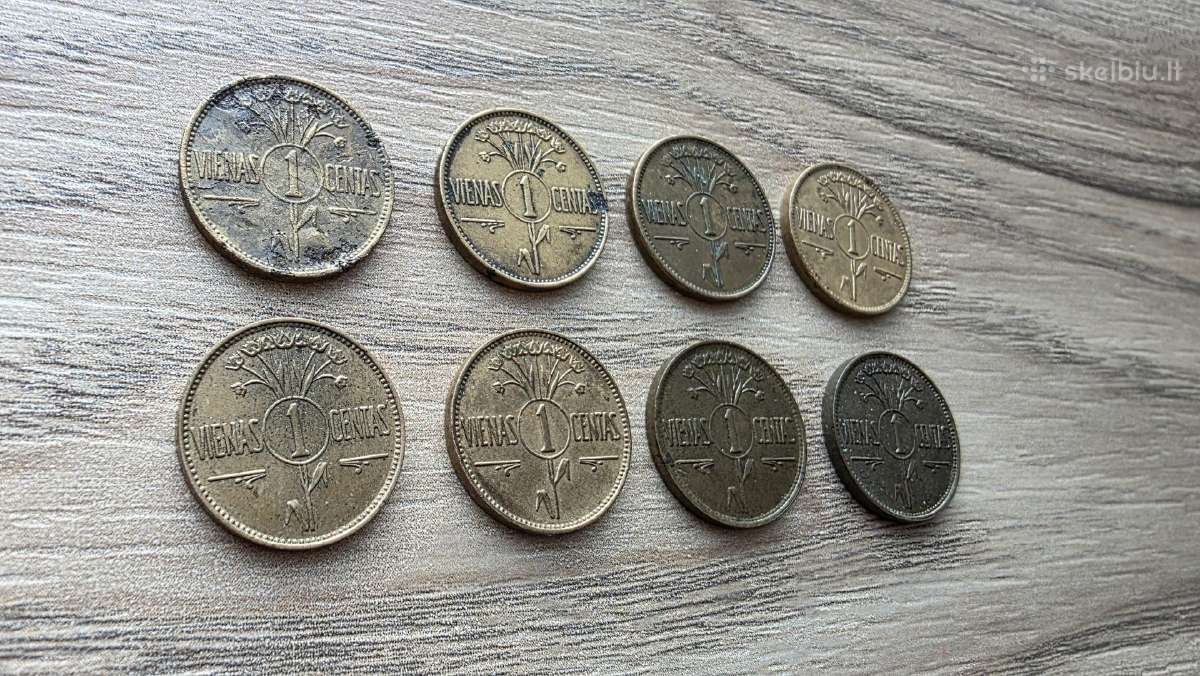 1925 metų smetoniški 1 centai - nuotraukos Nr. 2