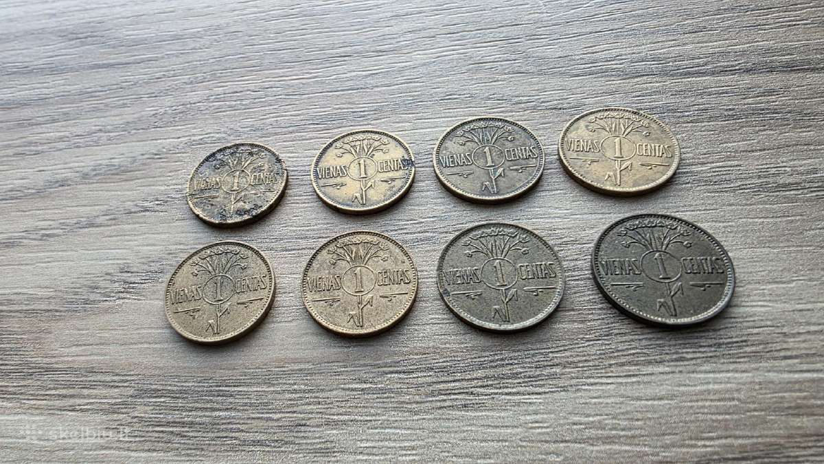 1925 metų smetoniški 1 centai - nuotraukos Nr. 4