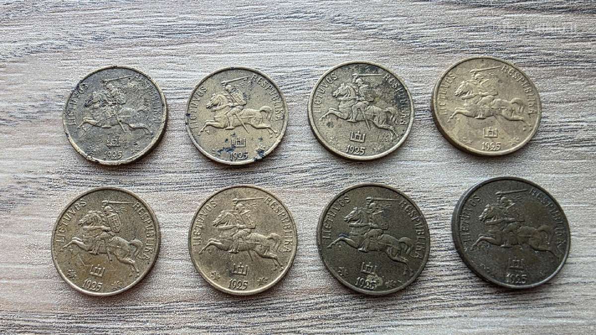 1925 metų smetoniški 1 centai - nuotraukos Nr. 5