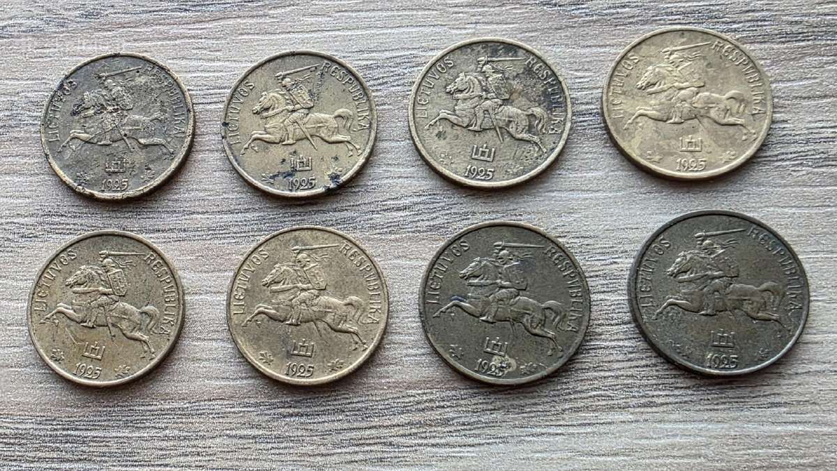 1925 metų smetoniški 1 centai - nuotraukos Nr. 9