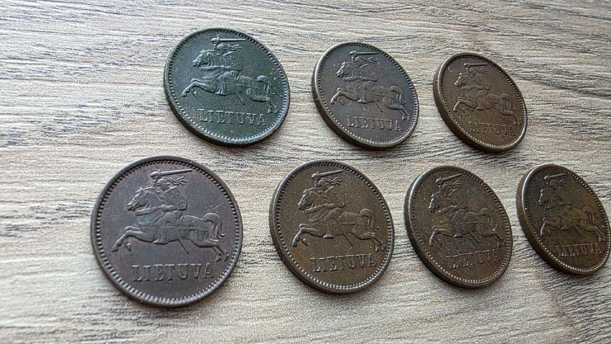 1936 metų 2 smetoniški centai - nuotraukos Nr. 6
