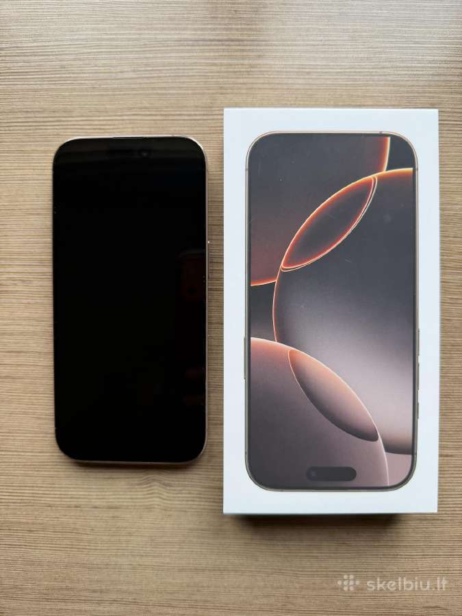 iPhone 16 Pro Desert Titanium 128gb - nuotraukos Nr. 2