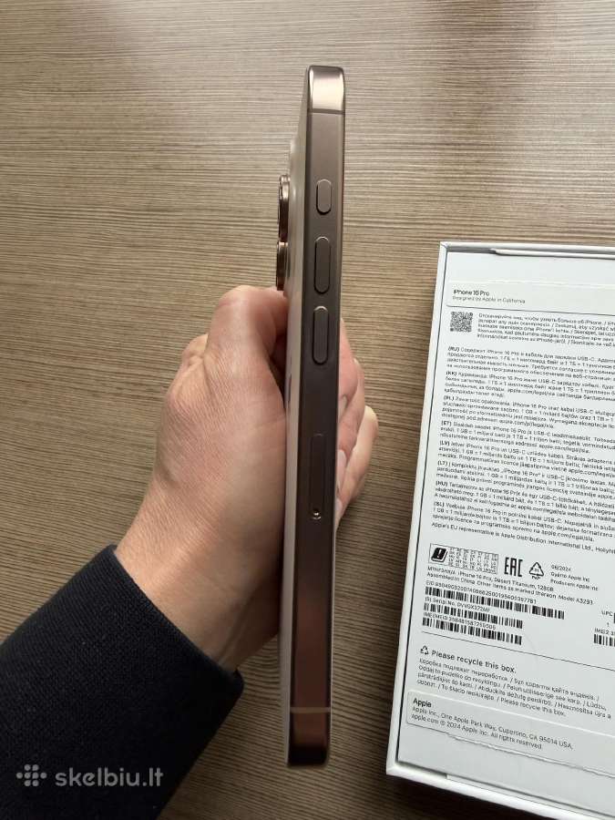iPhone 16 Pro Desert Titanium 128gb - nuotraukos Nr. 4