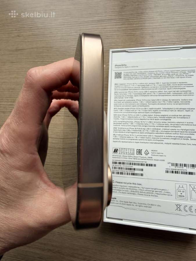 iPhone 16 Pro Desert Titanium 128gb - nuotraukos Nr. 6