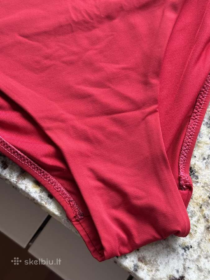 Oysho Ruffle raudonas atskiras bikinis 40-42 dydis - nuotraukos Nr. 4