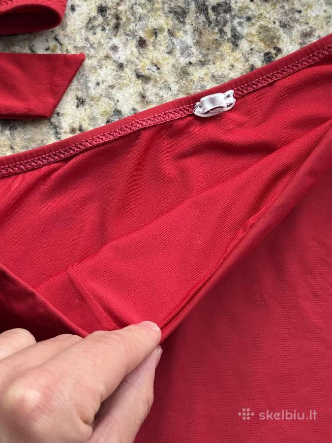 Oysho Ruffle raudonas atskiras bikinis 40-42 dydis - nuotraukos Nr. 5