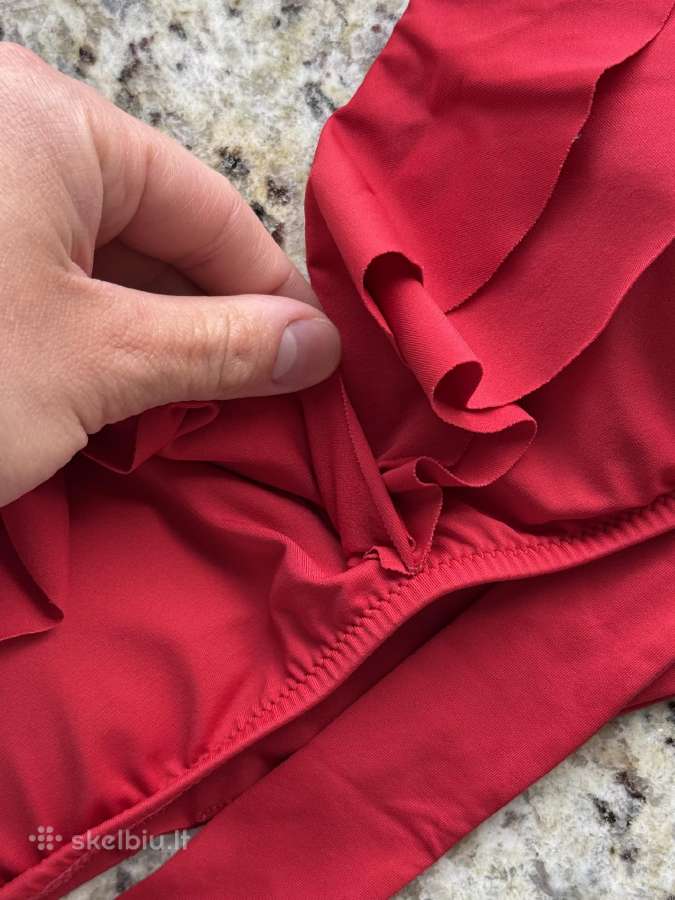 Oysho Ruffle raudonas atskiras bikinis 40-42 dydis - nuotraukos Nr. 14