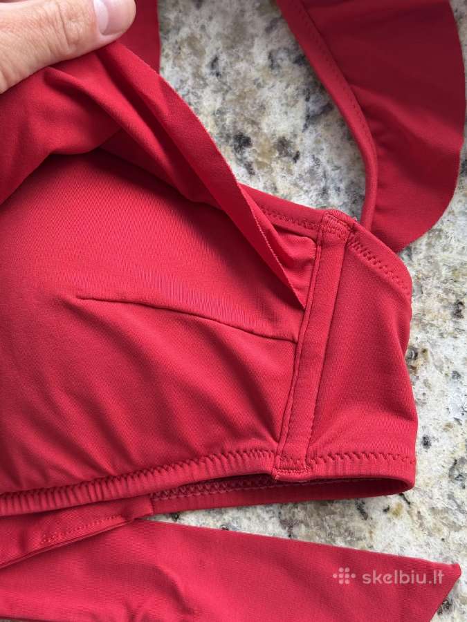 Oysho Ruffle raudonas atskiras bikinis 40-42 dydis - nuotraukos Nr. 15