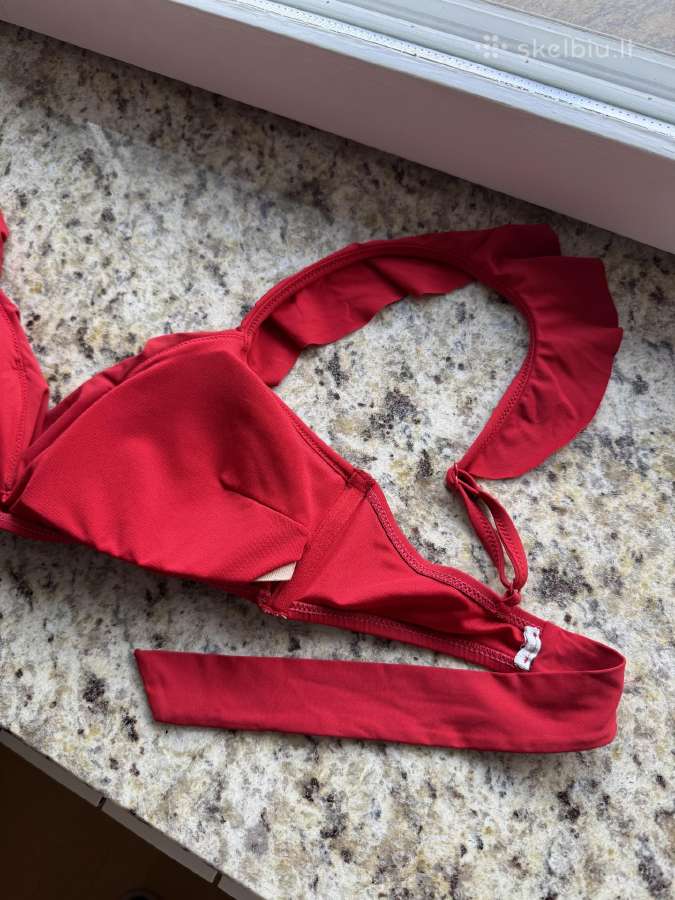 Oysho Ruffle raudonas atskiras bikinis 40-42 dydis - nuotraukos Nr. 21