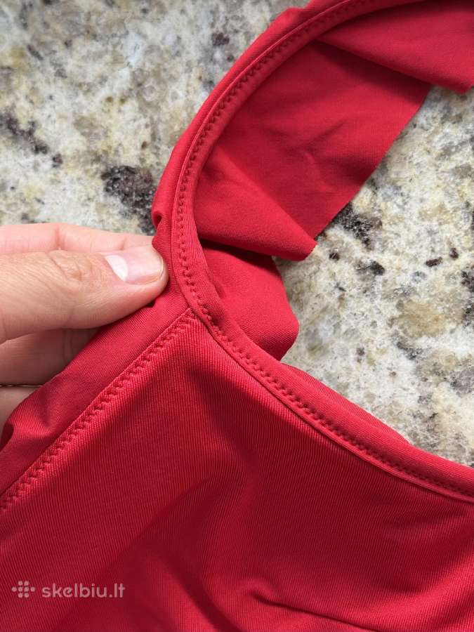Oysho Ruffle raudonas atskiras bikinis 40-42 dydis - nuotraukos Nr. 26