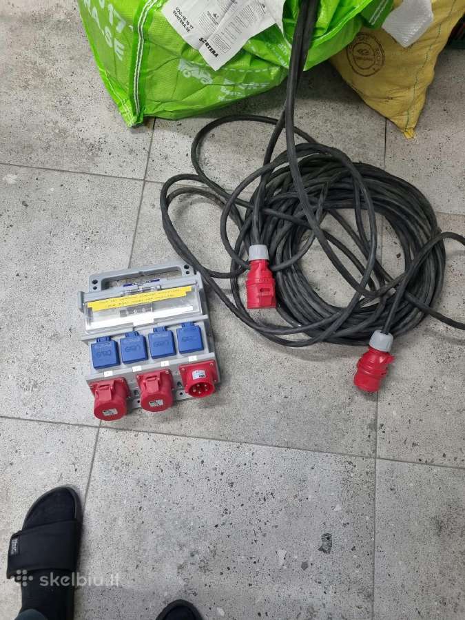 Laikina elektros dėžutė su kabeliu - nuotraukos Nr. 2