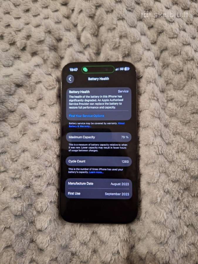 Apple iPhone 15 Pro 128gb - nuotraukos Nr. 7