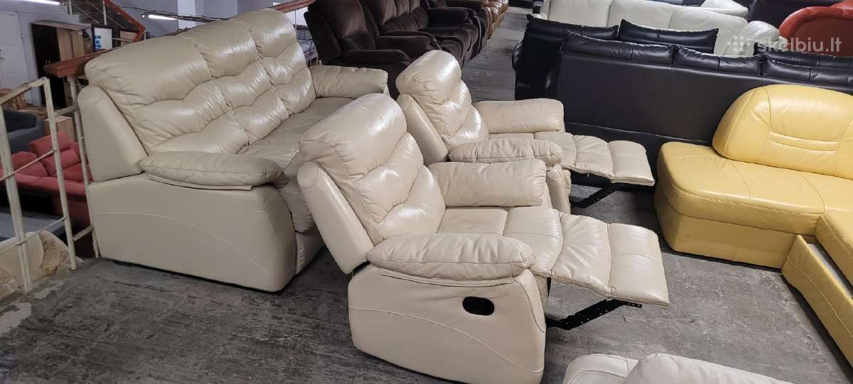 Reglaineris Odinis komplektas 3+1+1 Sofa lova - nuotraukos Nr. 5
