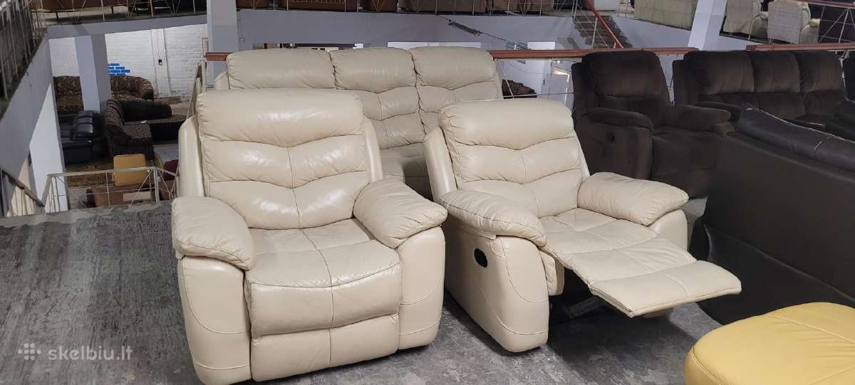 Reglaineris Odinis komplektas 3+1+1 Sofa lova - nuotraukos Nr. 3