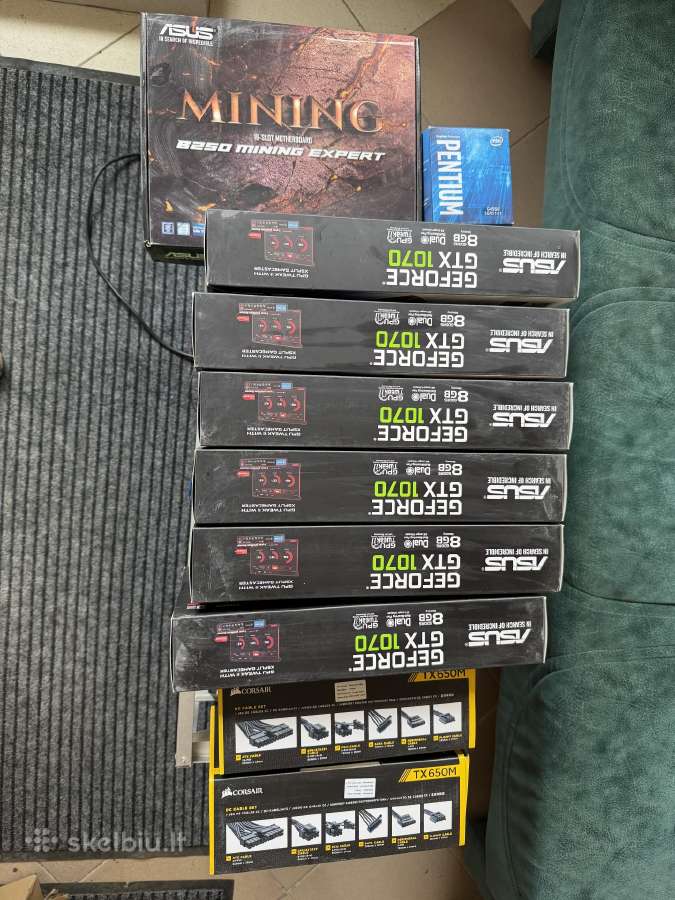Parduodama mining kasykla –6 asus Gtx 1070 8gb - nuotraukos Nr. 4