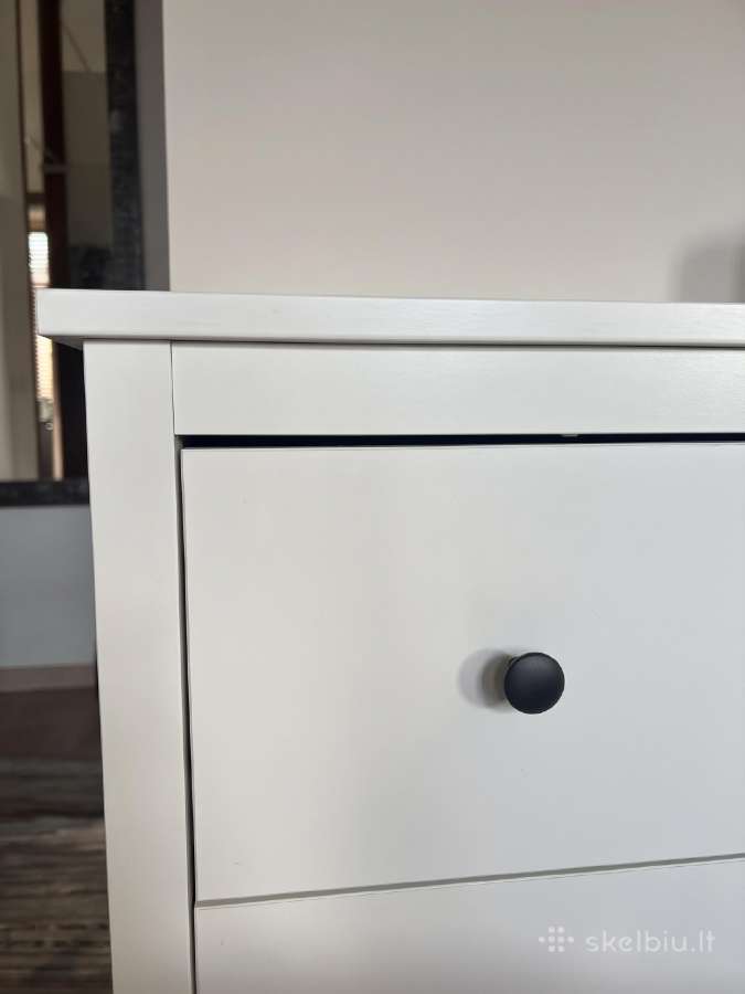 Balta Ikea Koppang komoda, 3 stalčiai - nuotraukos Nr. 2