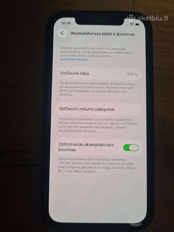 iPhone 12 Pro 256gb 100% baterija originalas ideal - nuotraukos Nr. 3