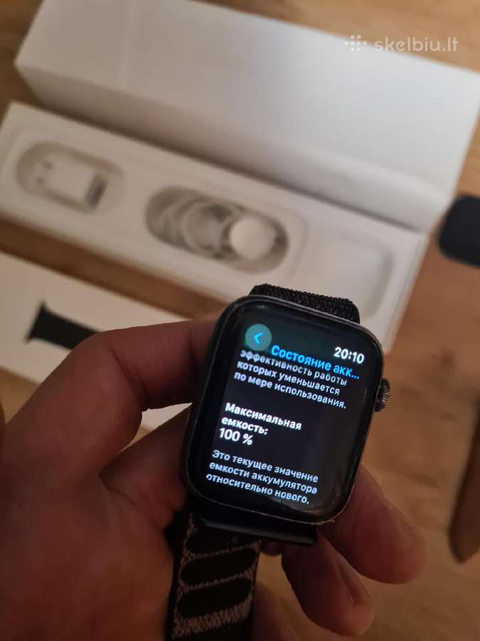 Apple Watch 5 Se su 100% nauja original bateriją - nuotraukos Nr. 2