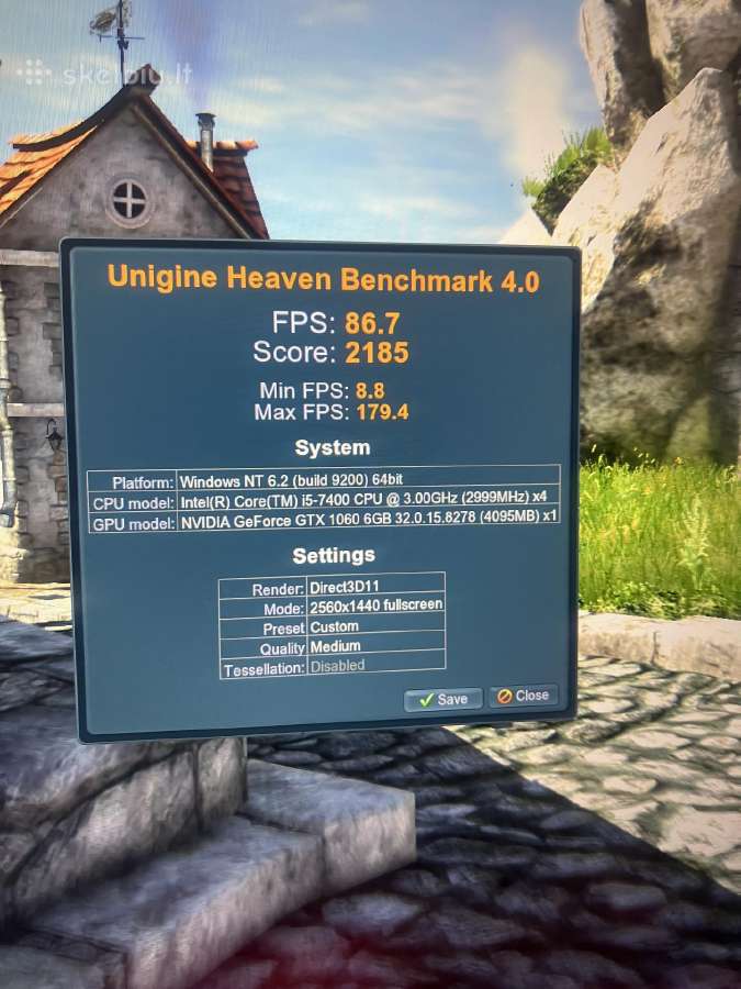 Biudžetinis žaidimų bei darbo pc gtx 1060, i5 16 - nuotraukos Nr. 10