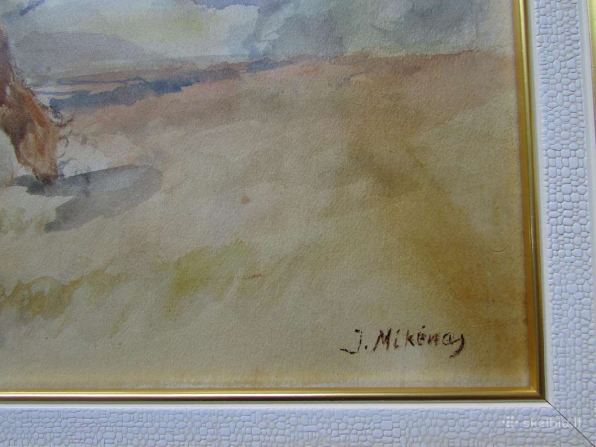 J. Mikėnas. Dvi akvarelės - nuotraukos Nr. 3
