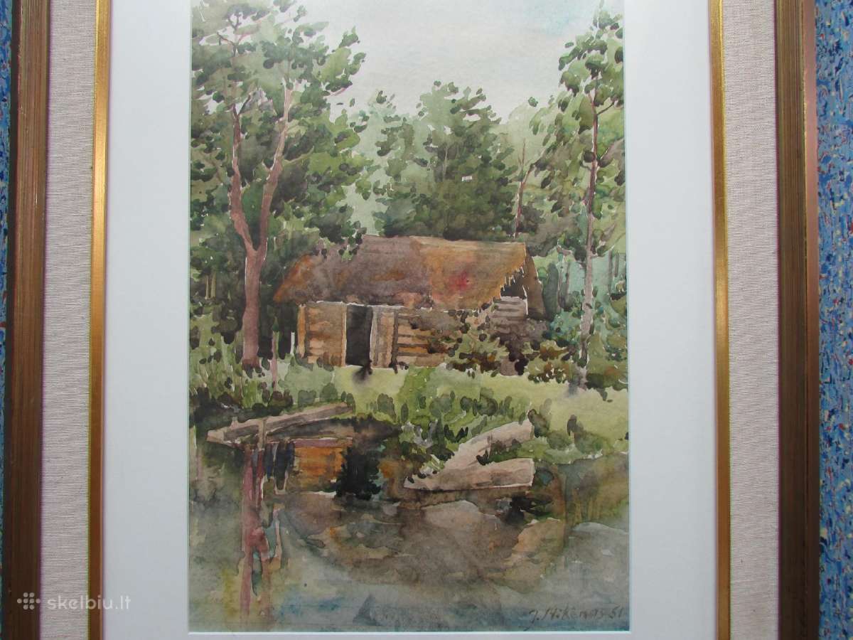 J. Mikėnas. Dvi akvarelės - nuotraukos Nr. 6