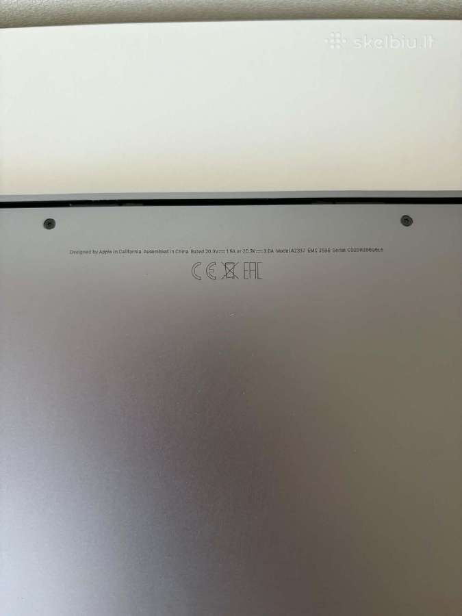 MacBook Air (13 colių, M1, 2020m.) - nuotraukos Nr. 5