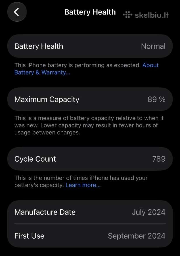 iPhone 16 Pro 256gb - nuotraukos Nr. 3