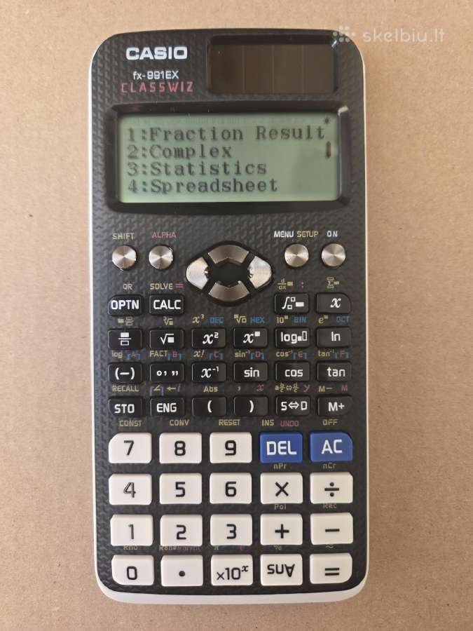 Casio fx-991ex - nuotraukos Nr. 4