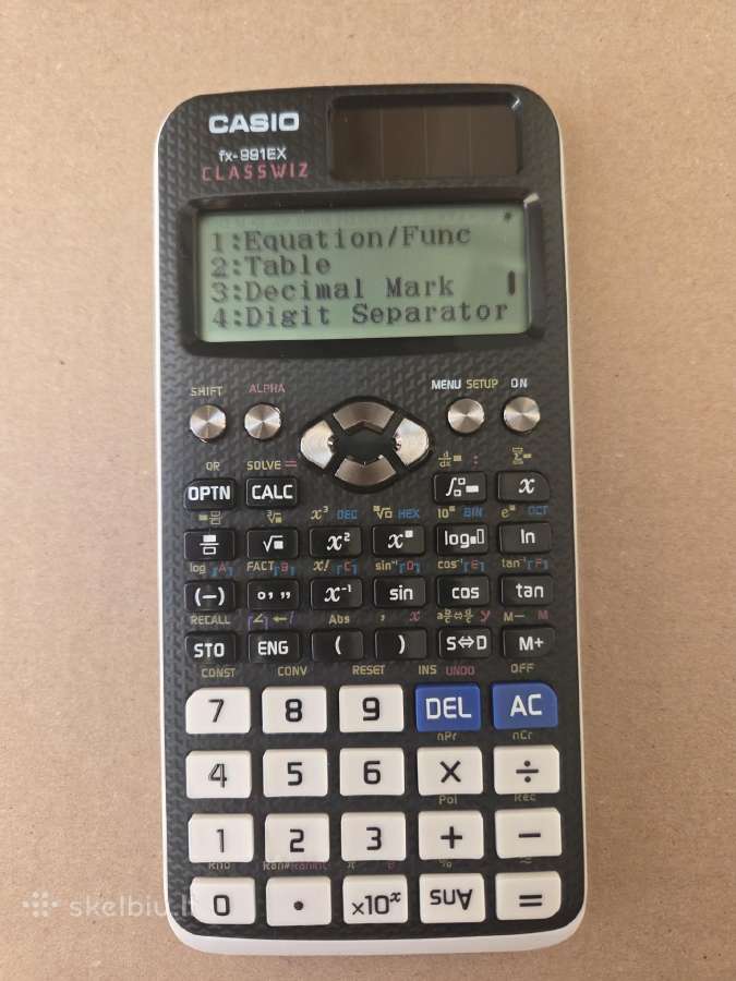 Casio fx-991ex - nuotraukos Nr. 5