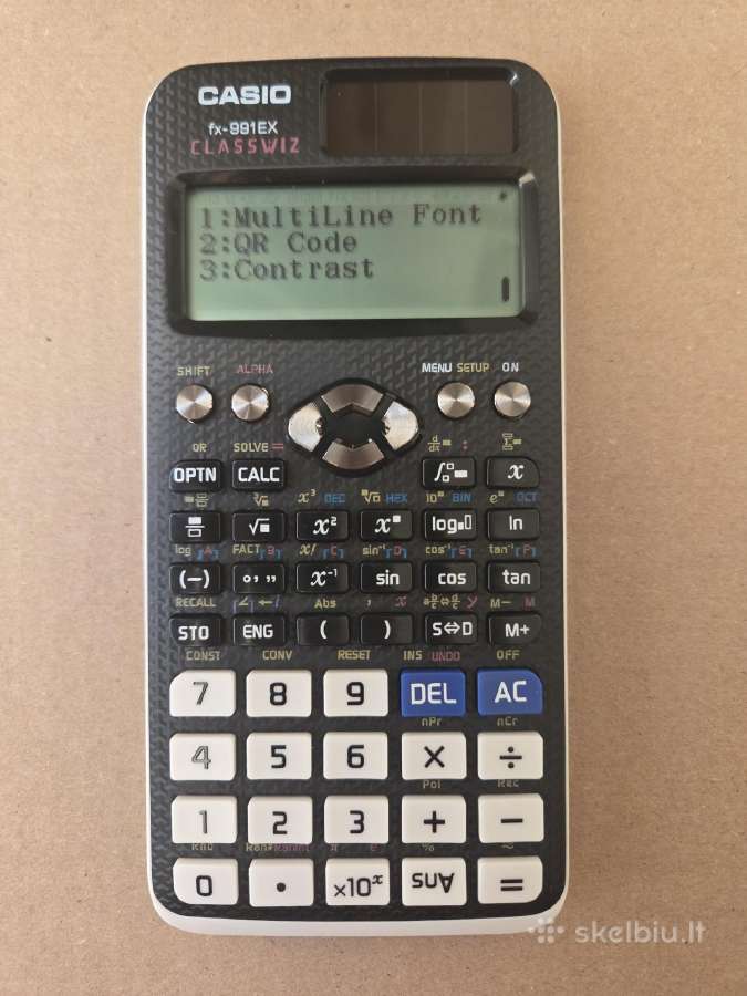 Casio fx-991ex - nuotraukos Nr. 6