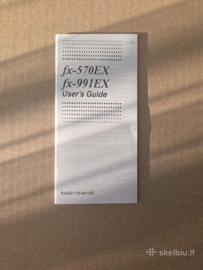 Casio fx-991ex - nuotraukos Nr. 10