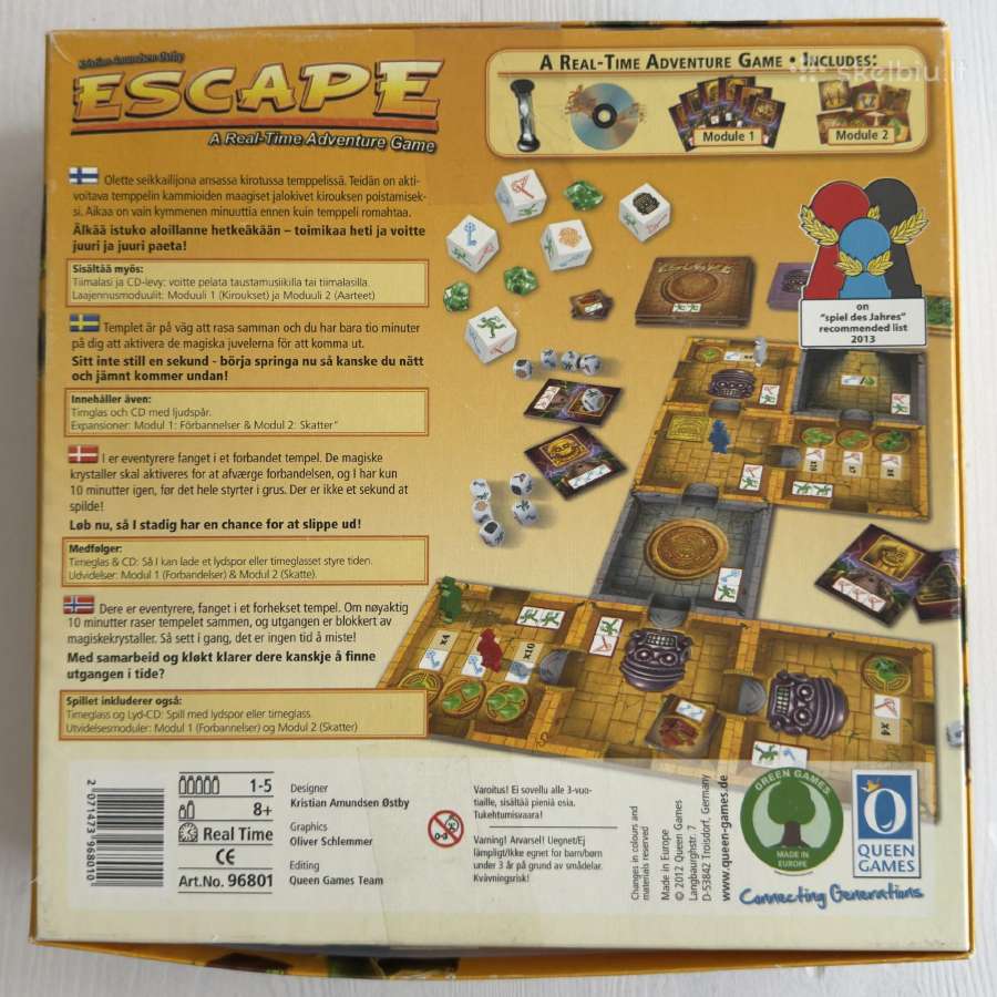Stalo žaidimas „Escape: The Curse of the Temple“ - nuotraukos Nr. 2