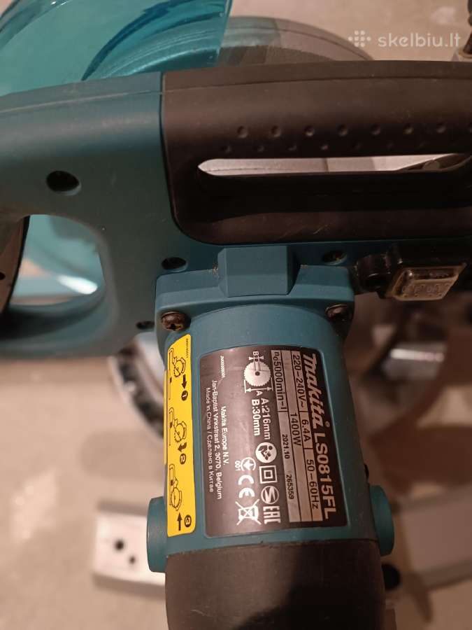 Makita Ls0815fl skersinio pjovimo staklės - nuotraukos Nr. 3