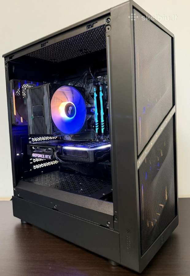 Žaidimų kompiuteris R5 5600 - Rtx 3060 Ti - 16gb - nuotraukos Nr. 5