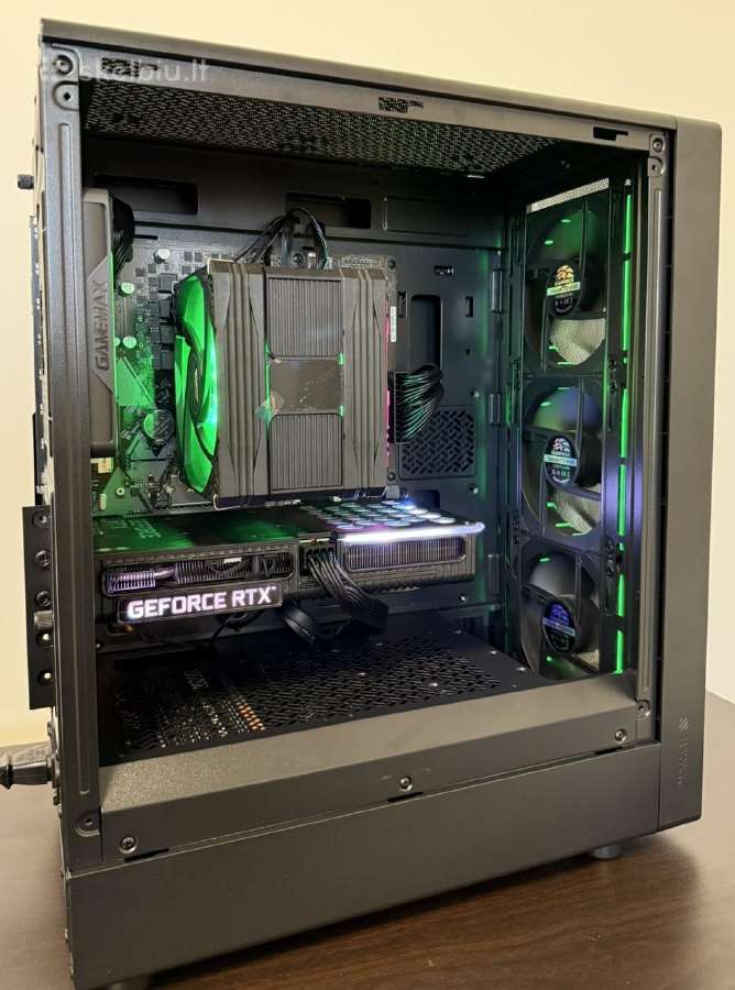 Žaidimų kompiuteris R5 5600 - Rtx 3060 Ti - 16gb - nuotraukos Nr. 6