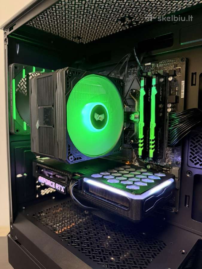 Žaidimų kompiuteris R5 5600 - Rtx 3060 Ti - 16gb - nuotraukos Nr. 8
