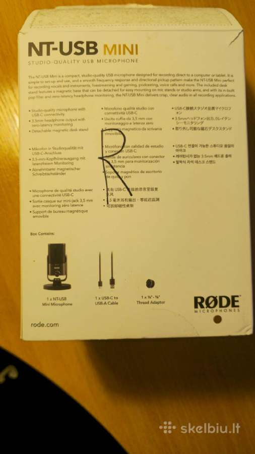 Rode Nt-usb Mini mikrofonas - nuotraukos Nr. 2