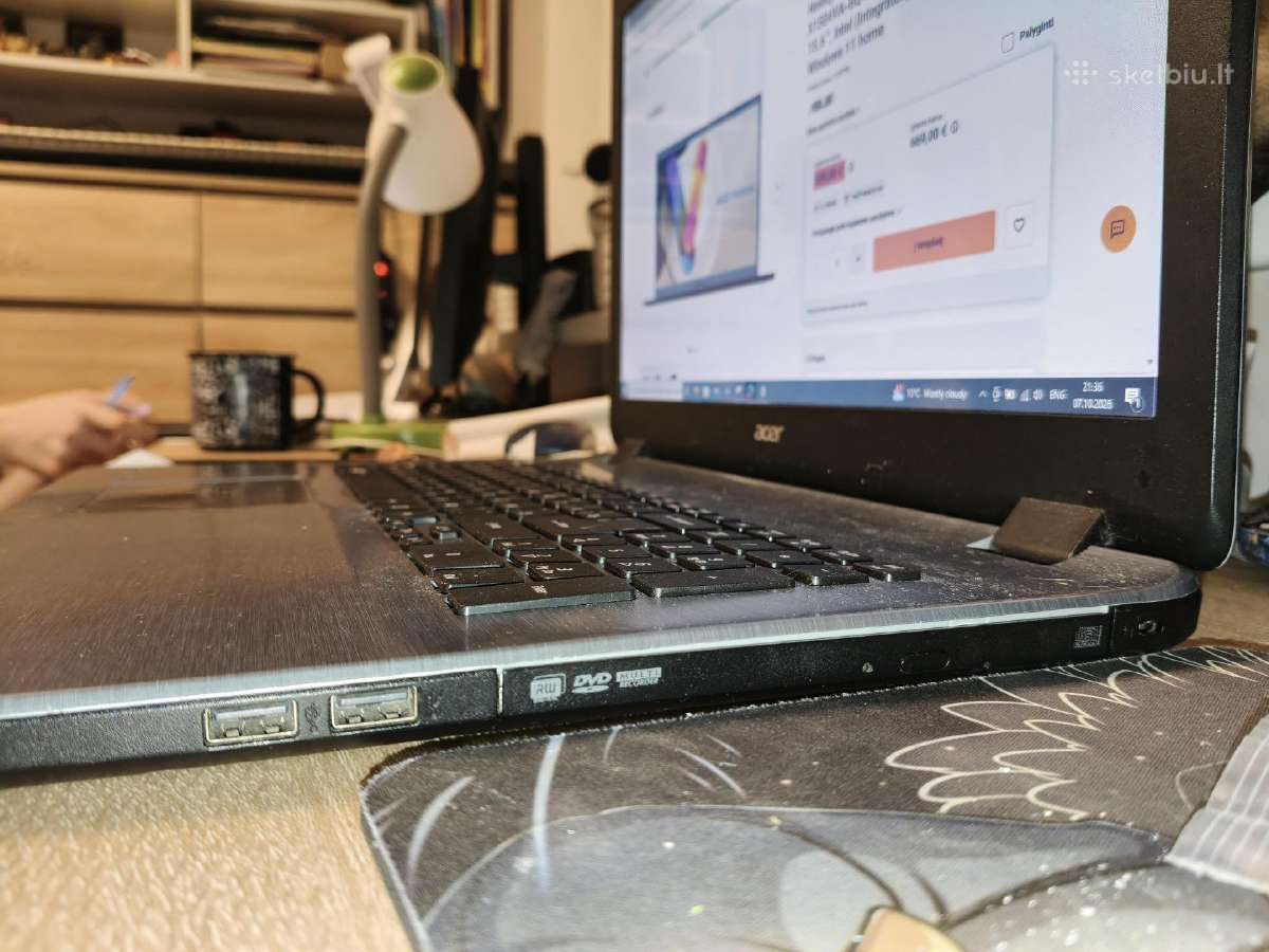 Acer Aspire E5-771 (SSD 256gb + 1tb HDD) - nuotraukos Nr. 6