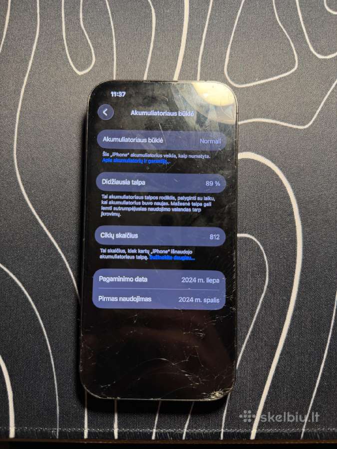 iPhone 15 pro 128gb - nuotraukos Nr. 3