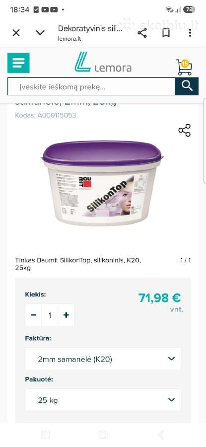 Baumit tinkas - nuotraukos Nr. 3