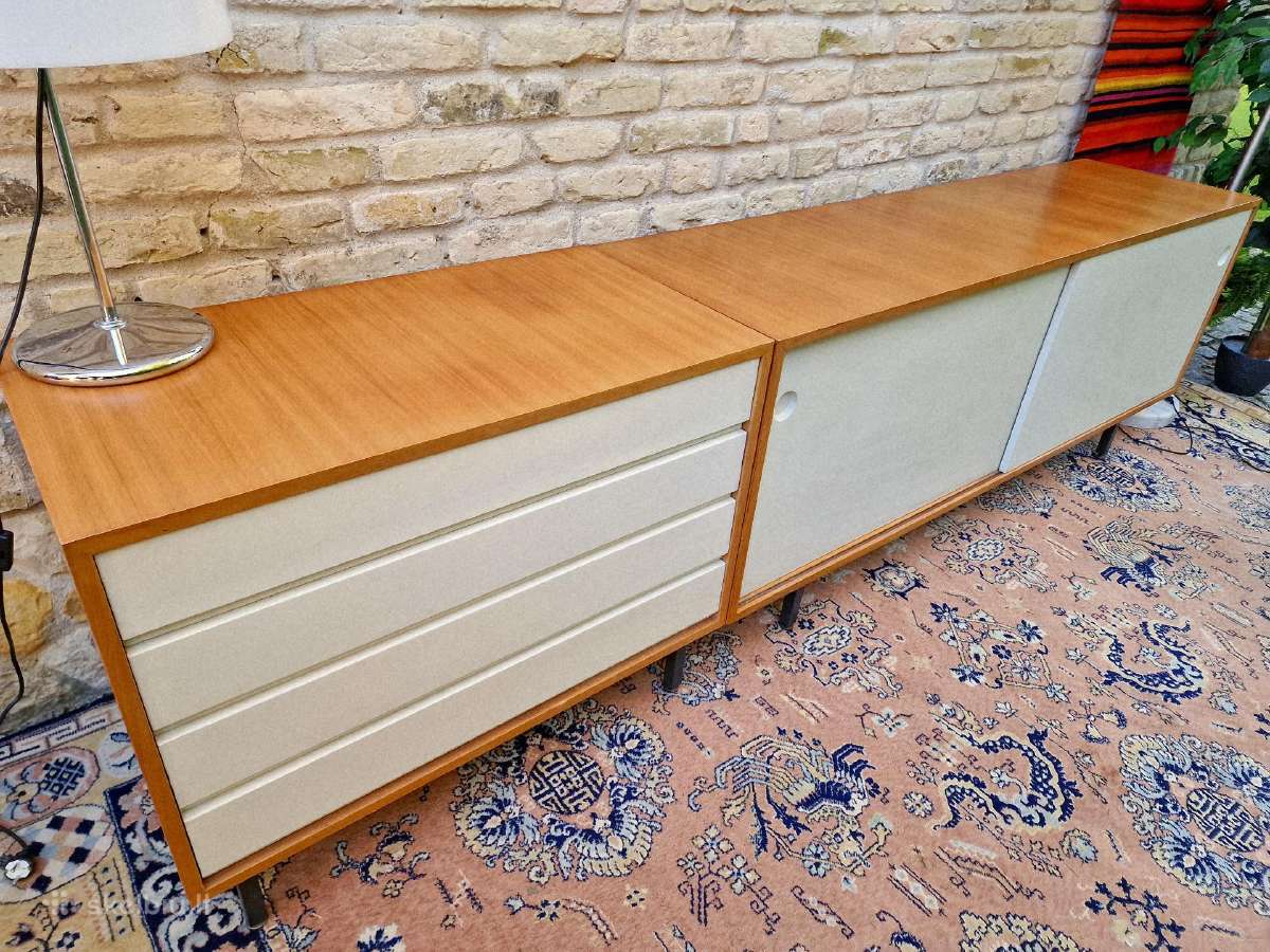 Vintažinė mid century tikmedžio komoda/indauja - nuotraukos Nr. 6