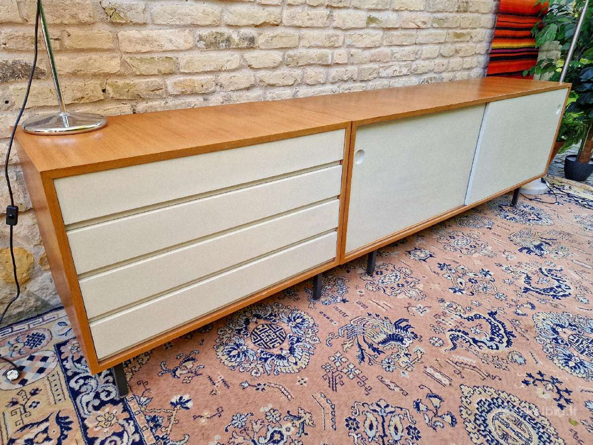 Vintažinė mid century tikmedžio komoda/indauja - nuotraukos Nr. 13