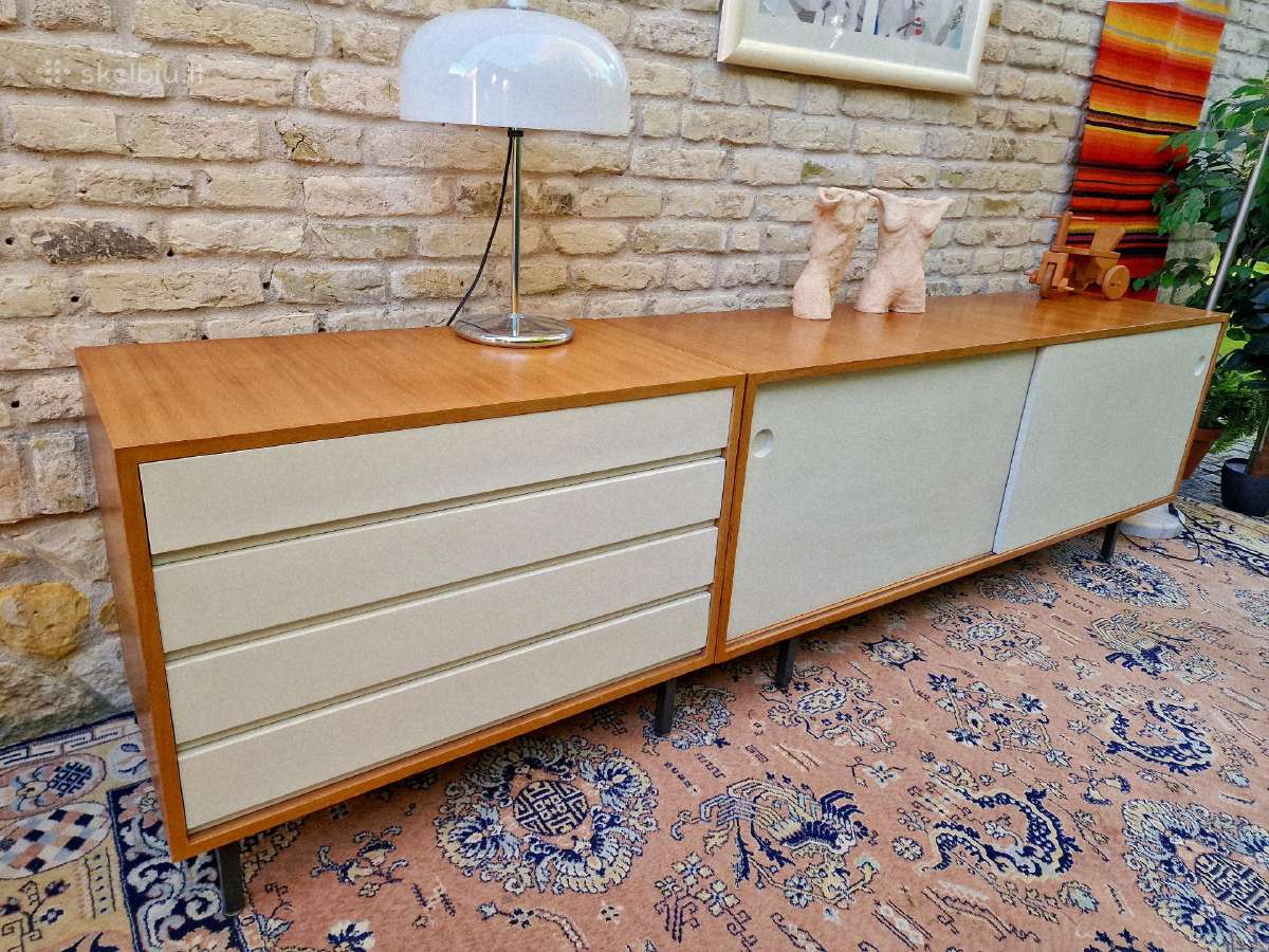 Vintažinė mid century tikmedžio komoda/indauja - nuotraukos Nr. 29